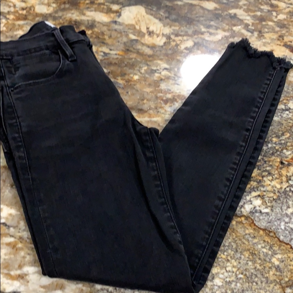 Le High Skinny Jagged Hem Whittier FRAME Size 24 - Picture 7 of 8